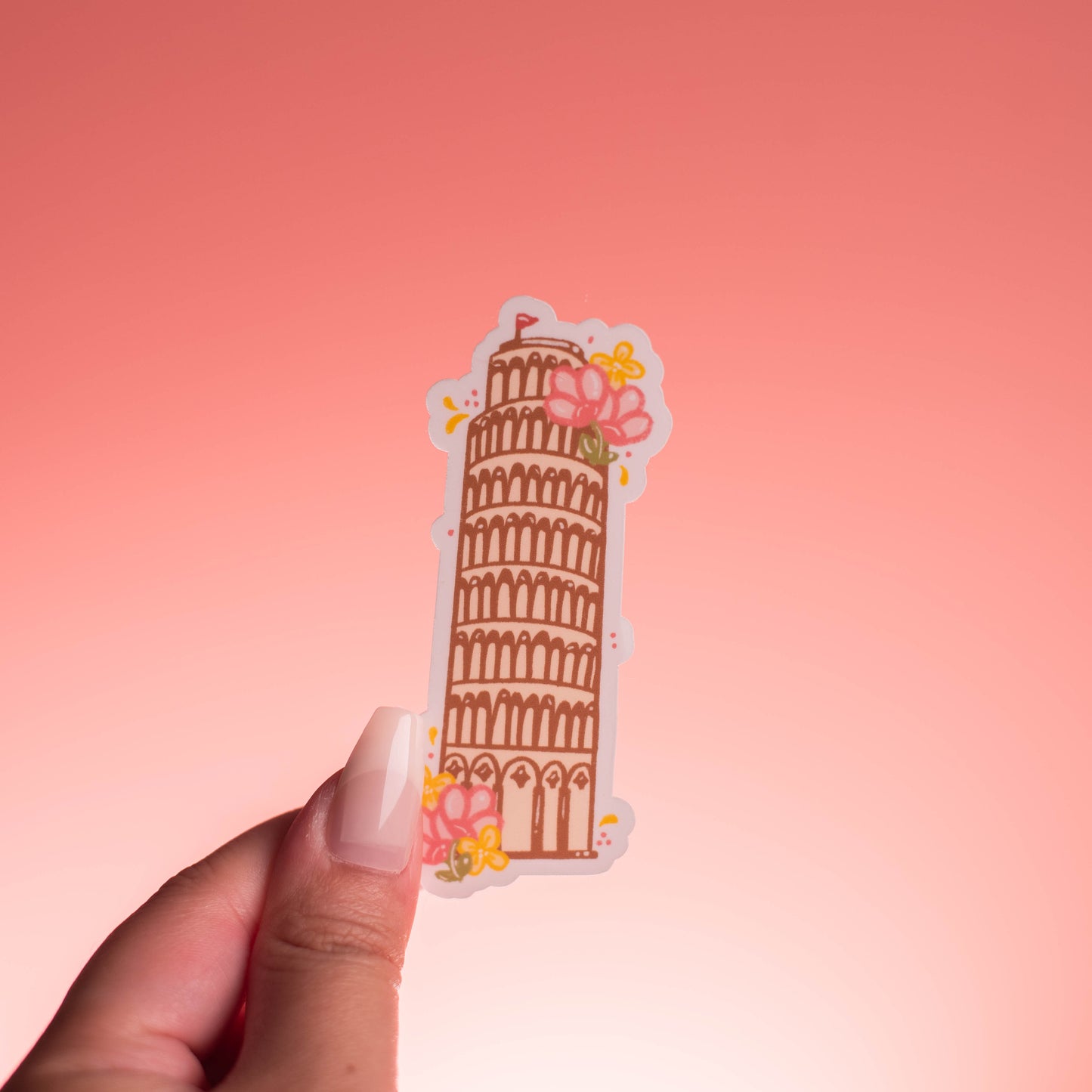 Leaning Tower of Pisa Sticker