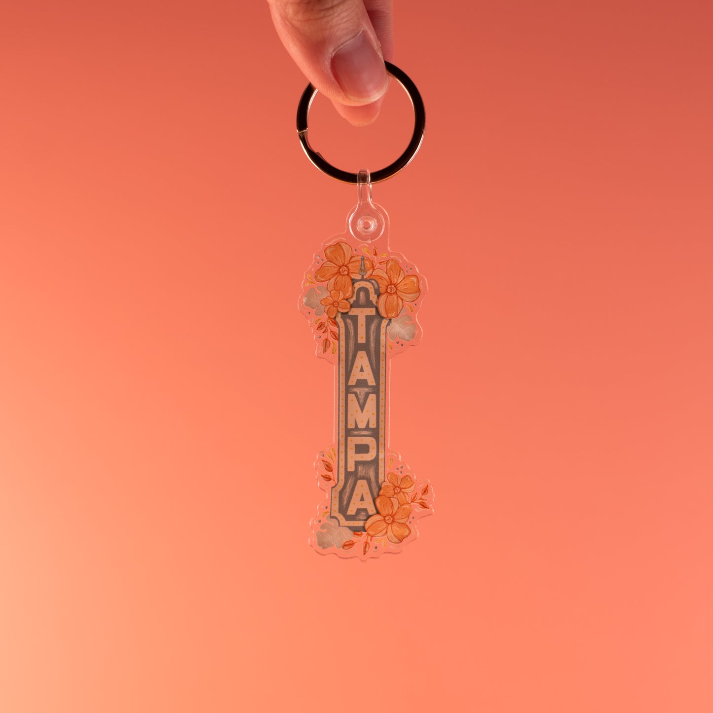 Tampa, Florida Keychain