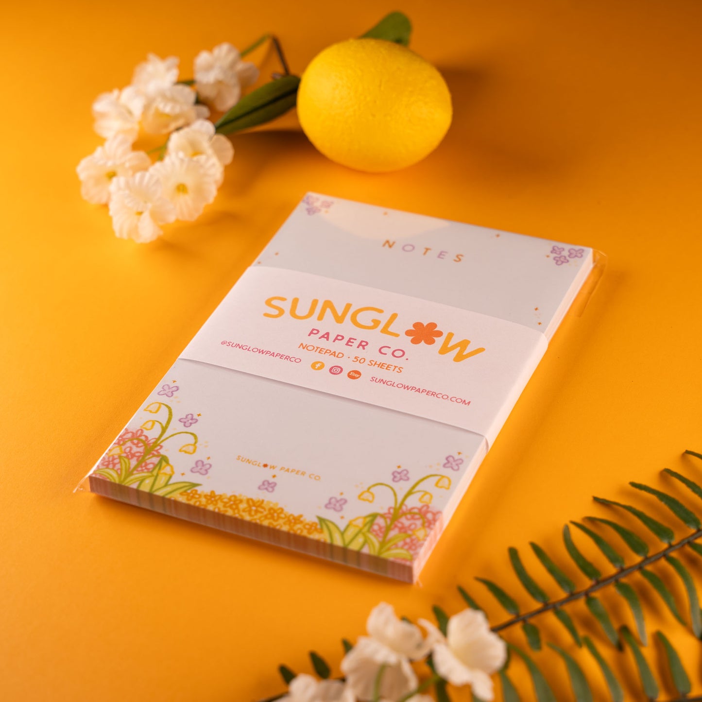 Flower Garden Notepad