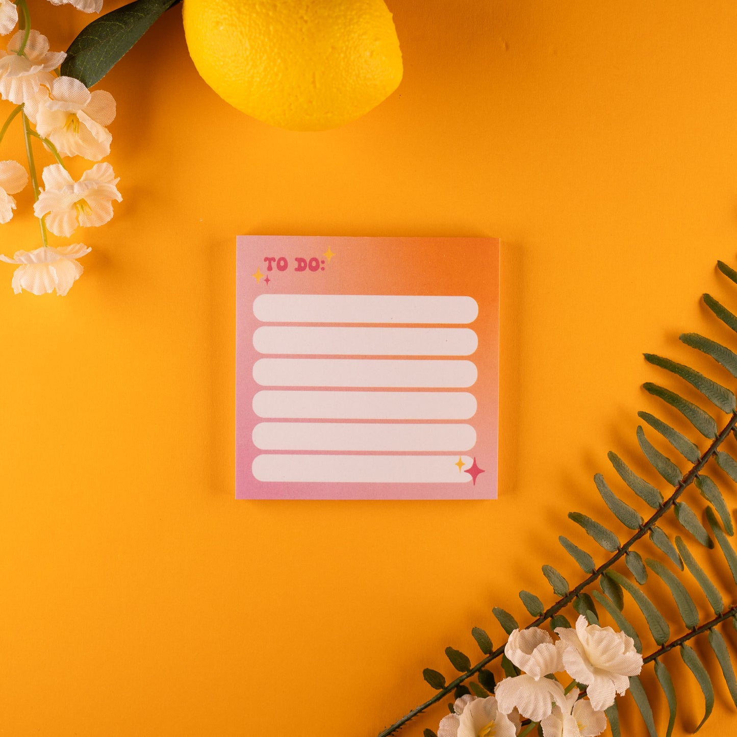 To Do List Sticky Note Pad
