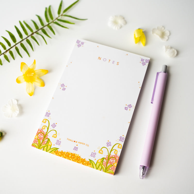 Flower Garden Notepad