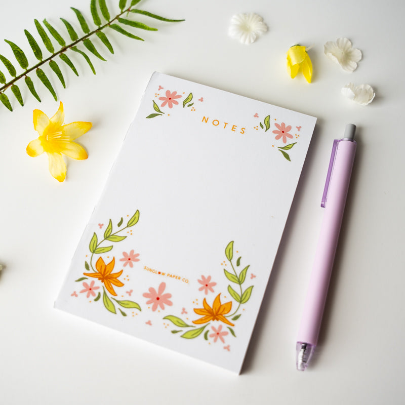 Spring Florals Notepad