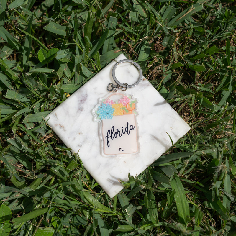 Florida Tote Bag Keychain