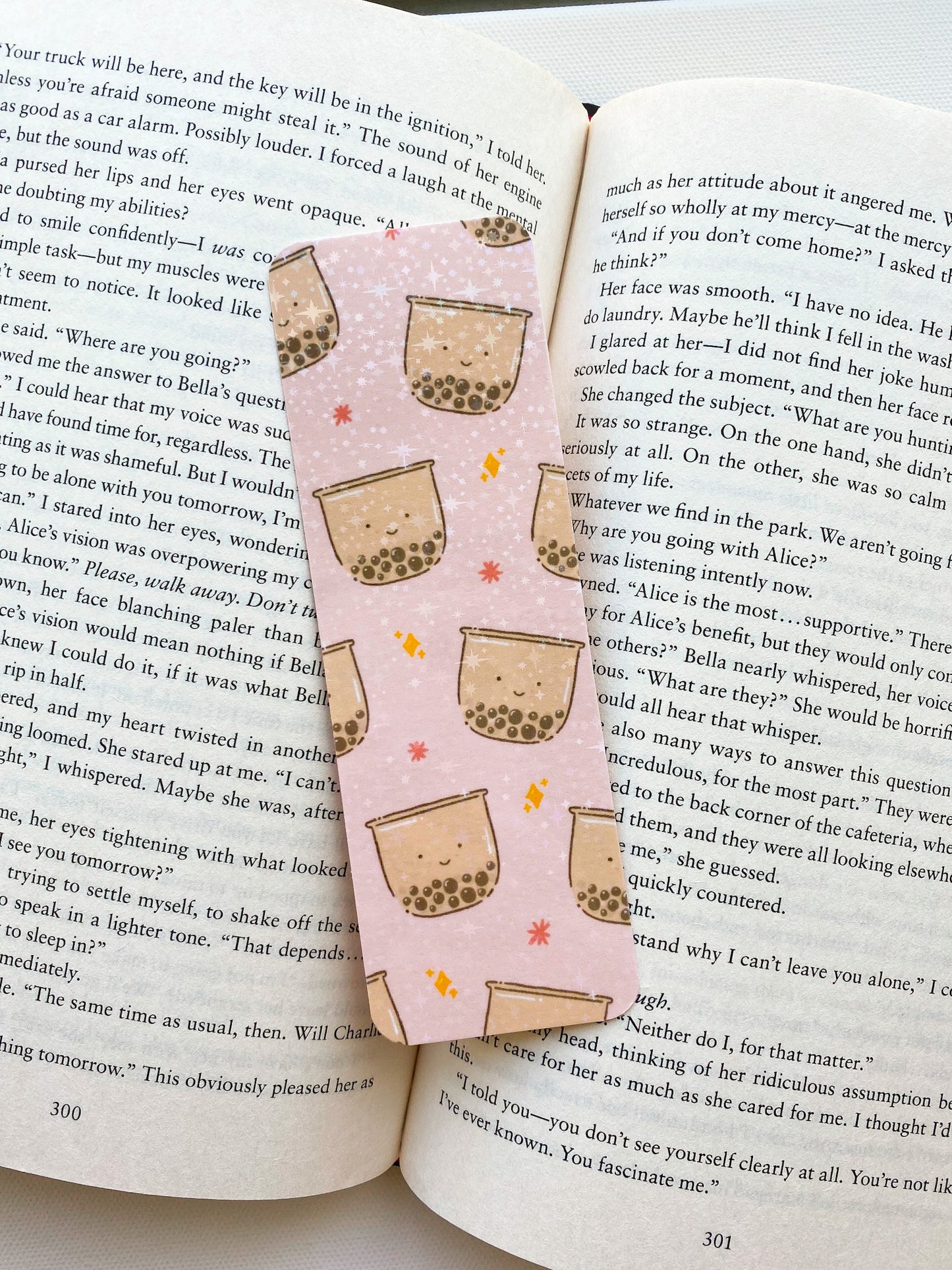 Boba Holographic Bookmark