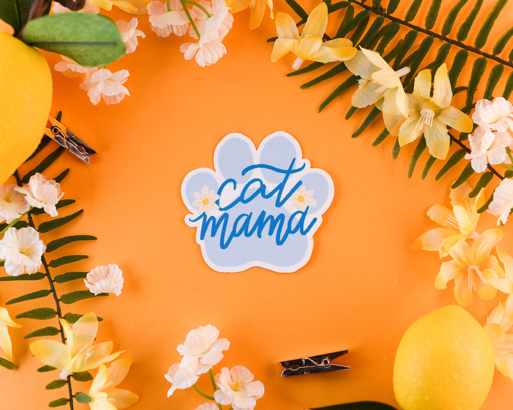Cat Mama Sticker
