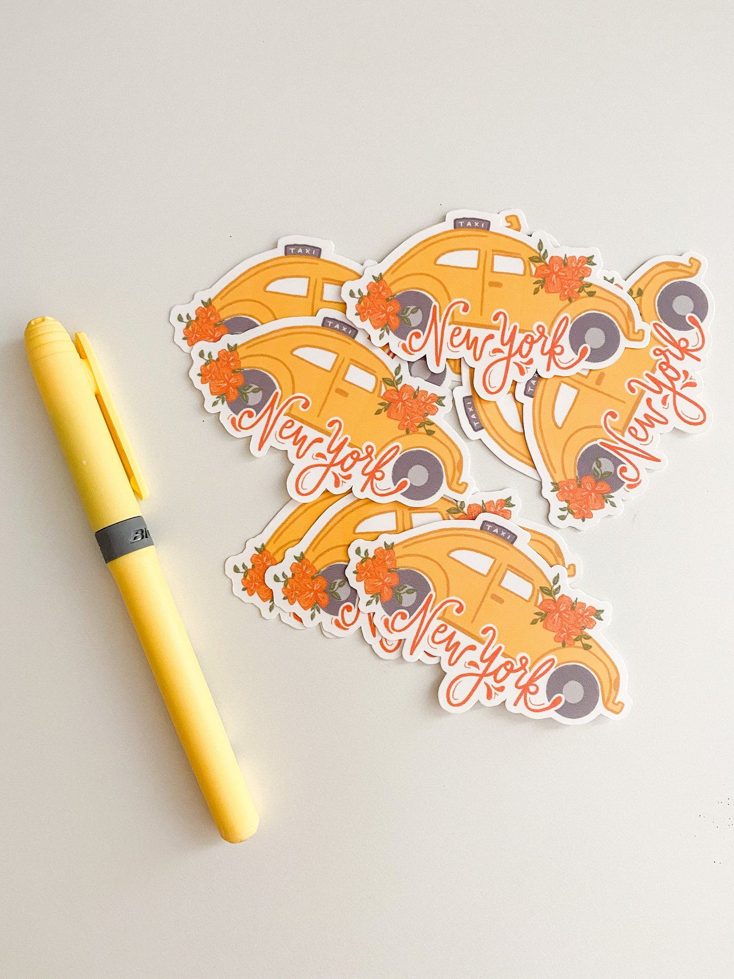 New York Taxi Sticker