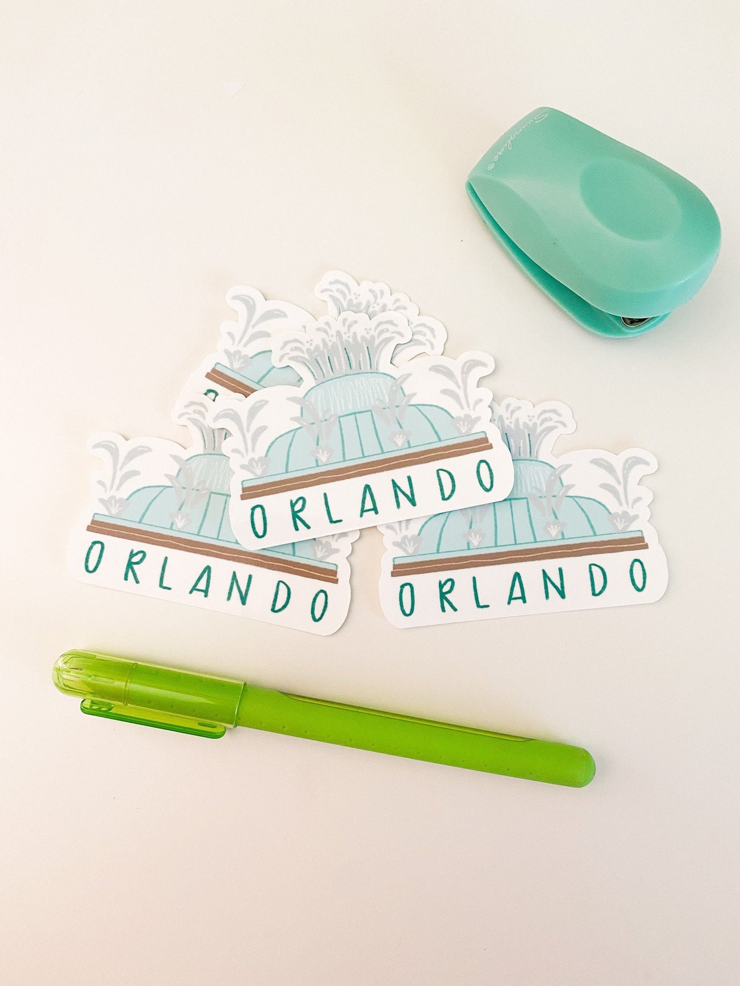 Orlando Fountain Sticker