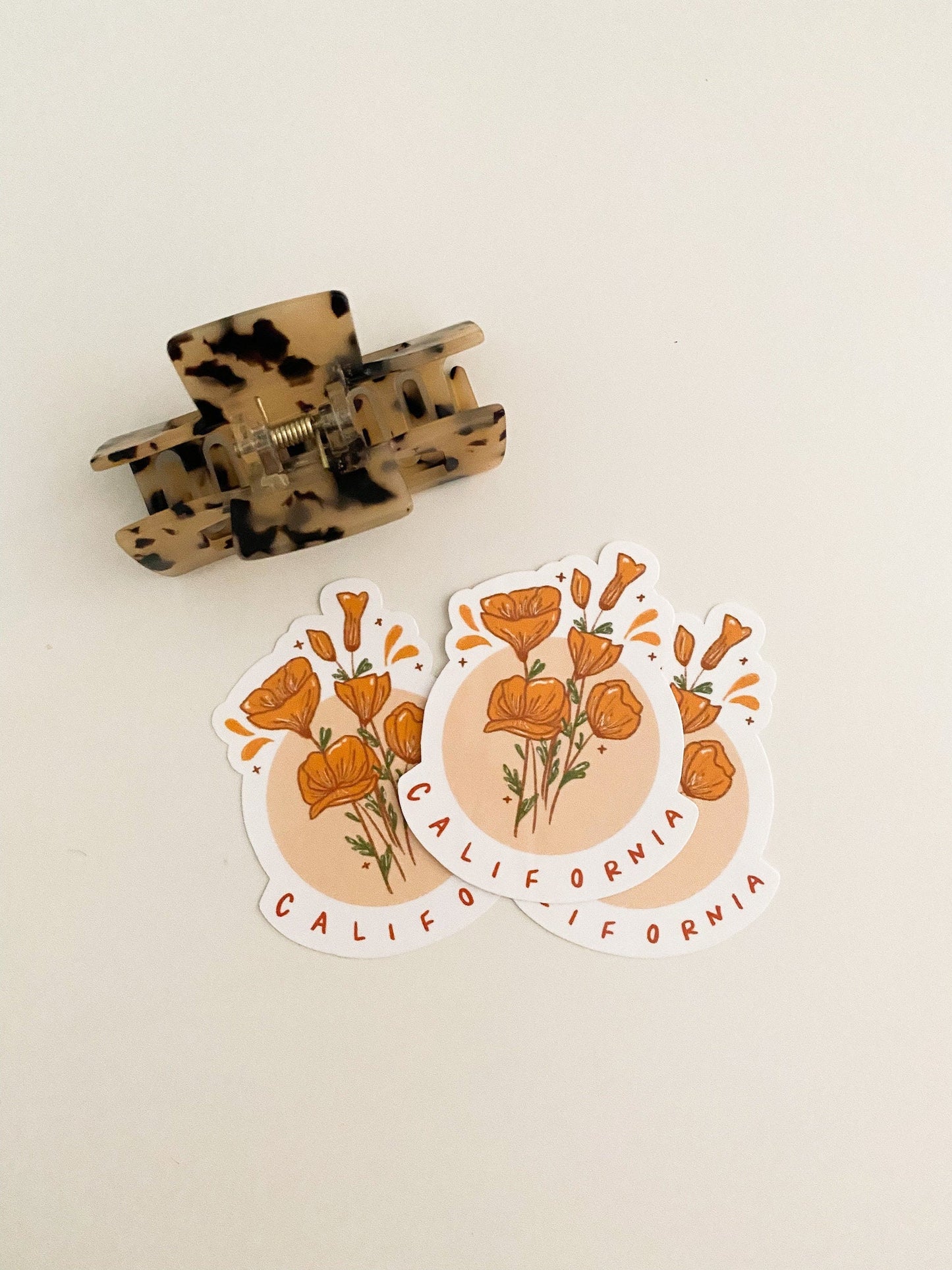 California Flower Sticker