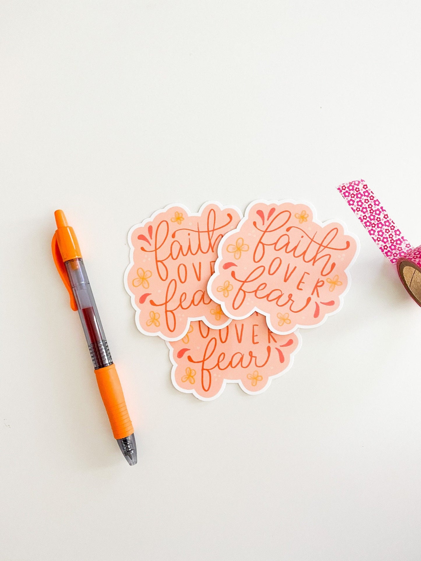 Faith Over Fear Sticker