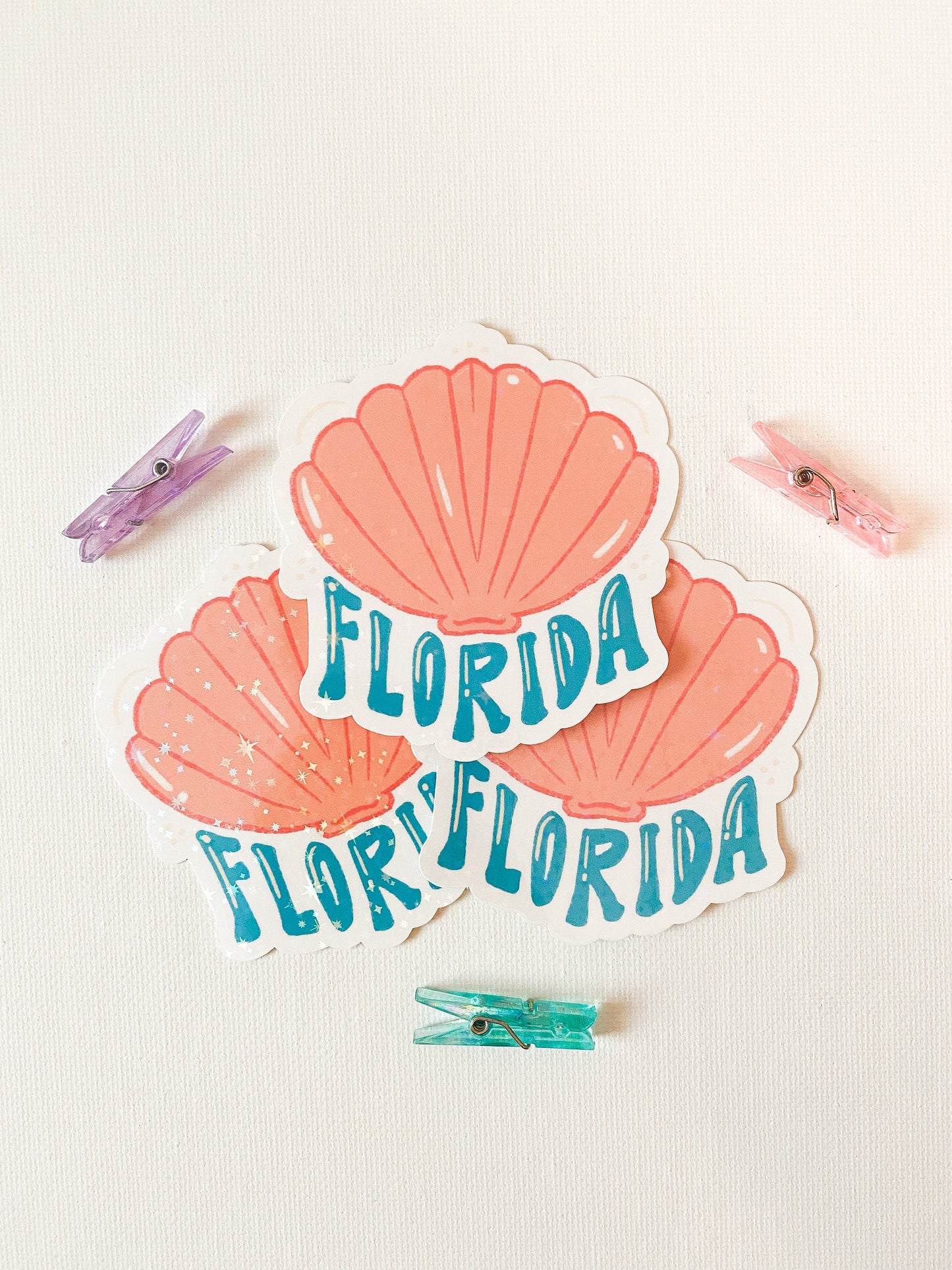 Florida Seashell Sticker