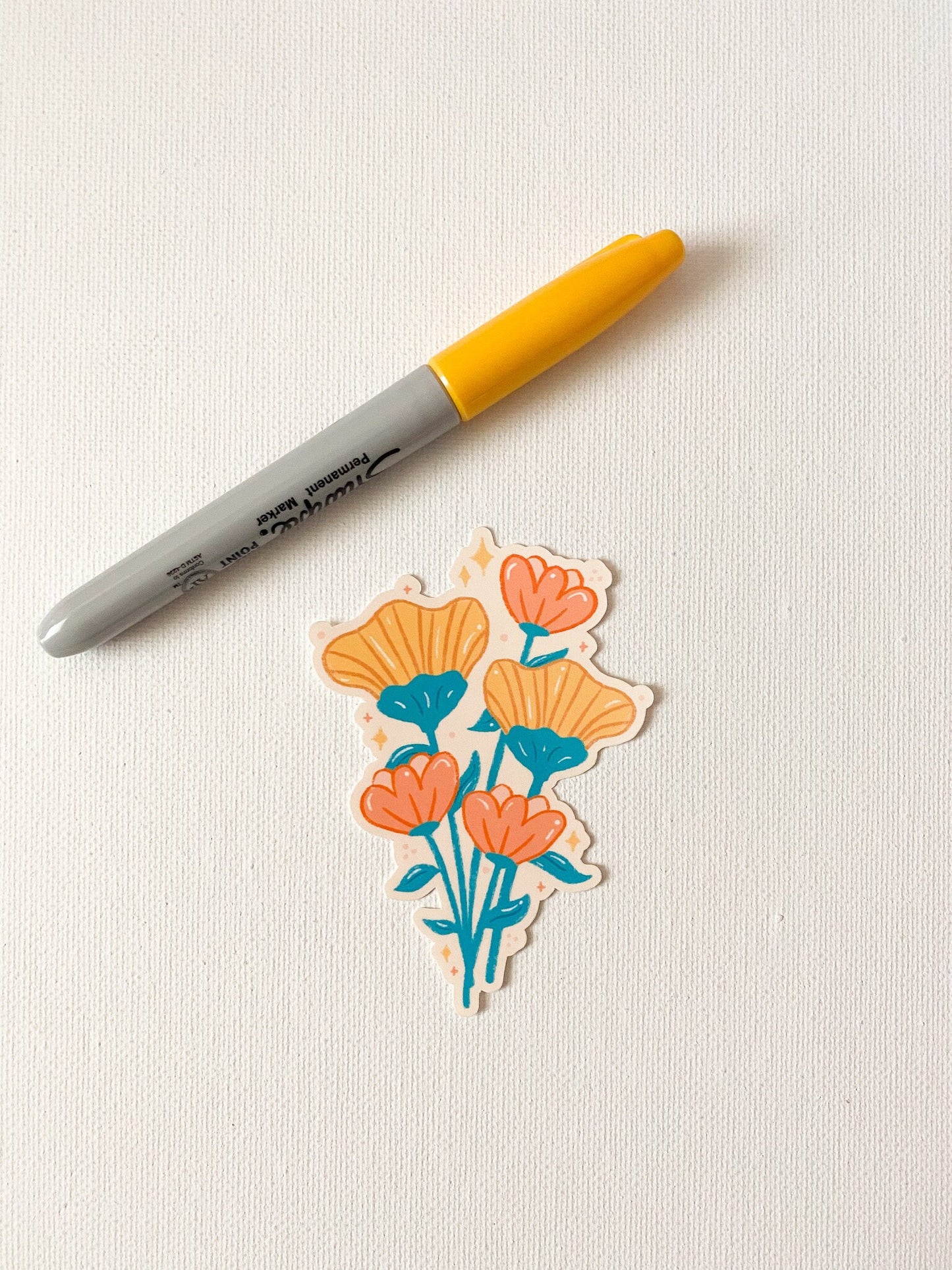 Colorful Bouquet Sticker