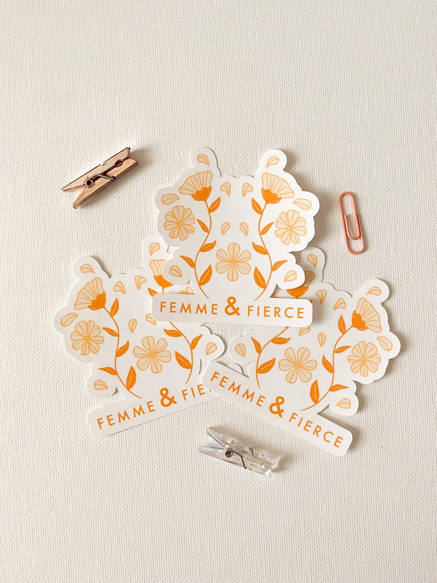 Femme & Fierce Sticker