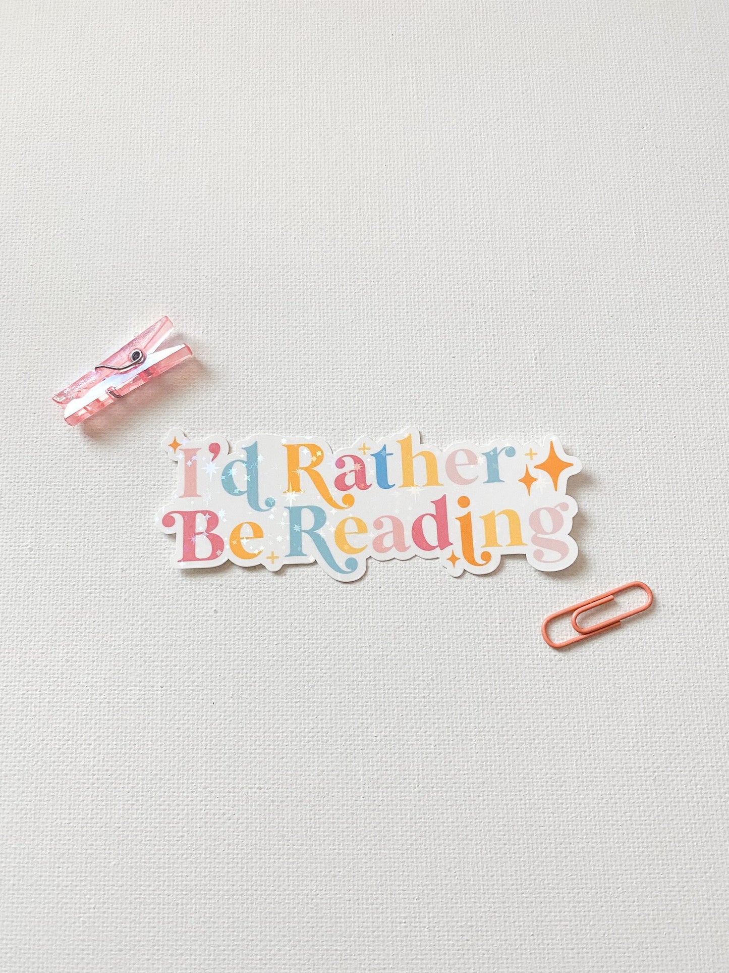 Rather Be Reading Sticker