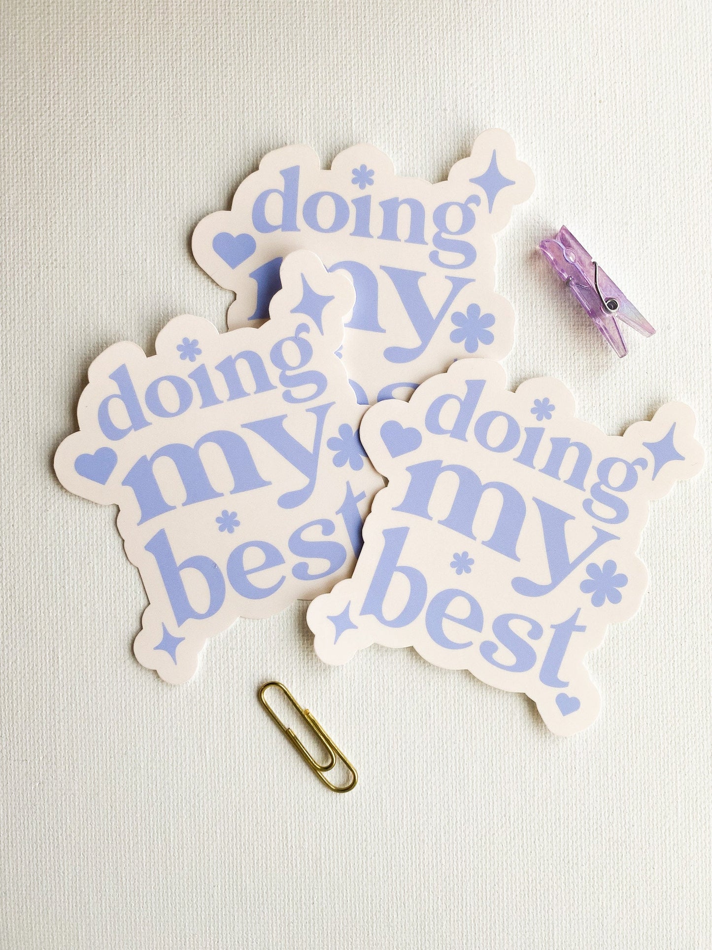 Doing My Best Sticker