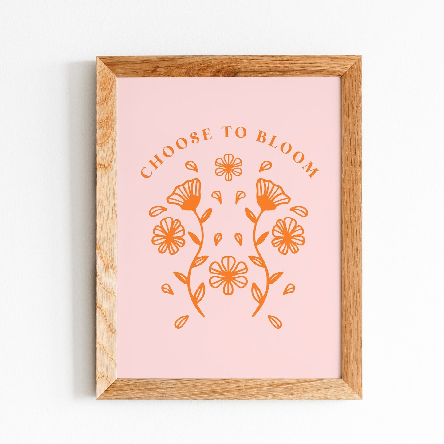 Choose to Bloom Art Print