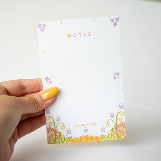 Flower Garden Notepad