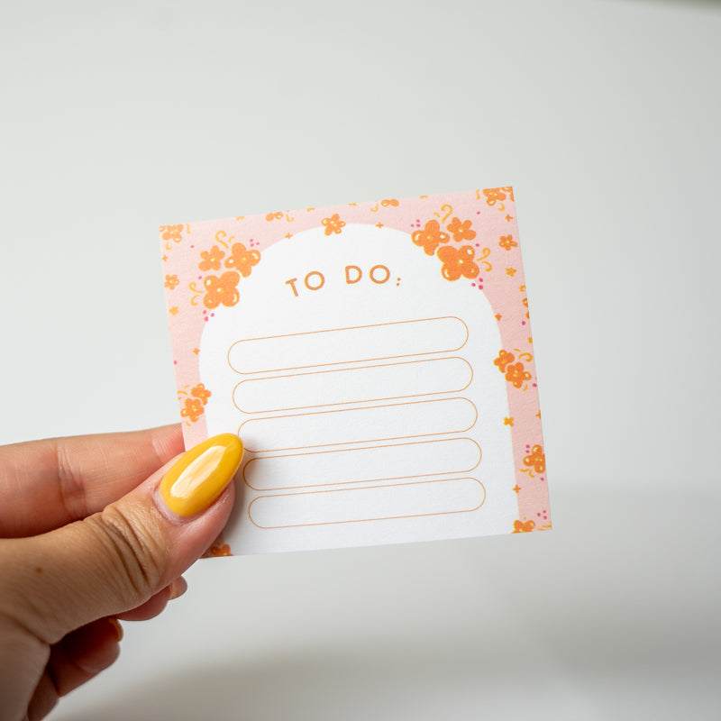 Little Florals To Do List Sticky Notes