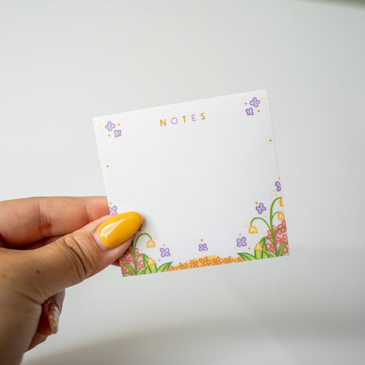 Flower Garden Sticky Notes