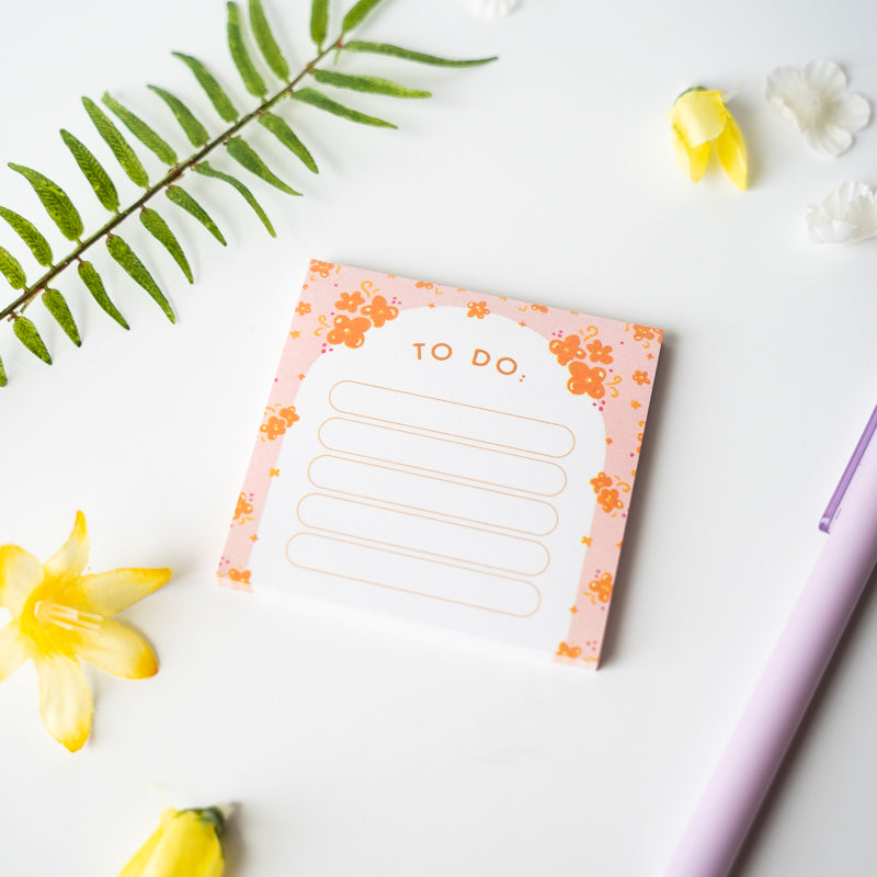 Little Florals To Do List Sticky Notes
