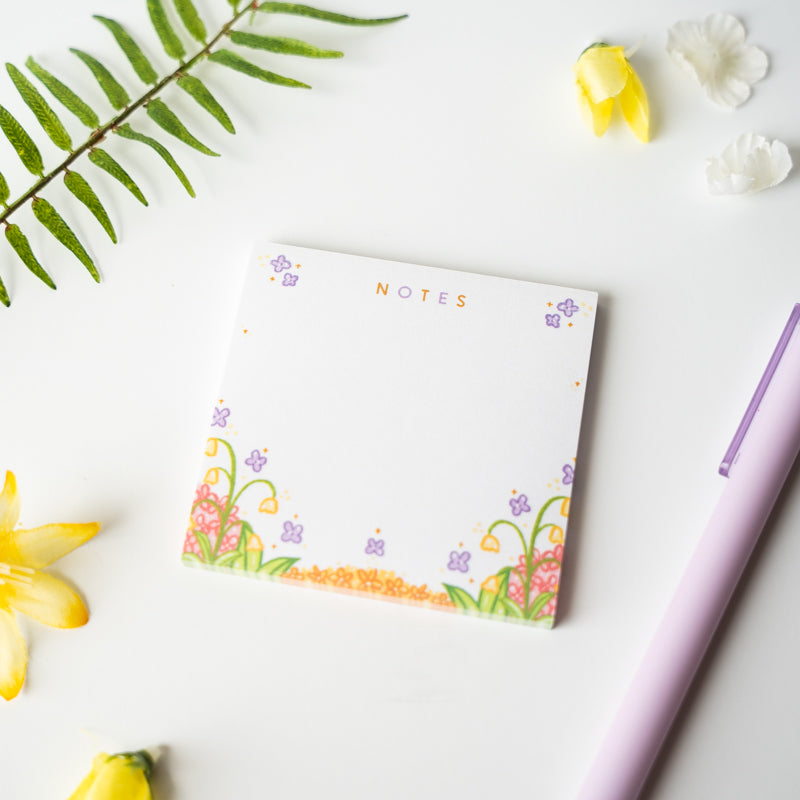 Flower Garden Sticky Notes