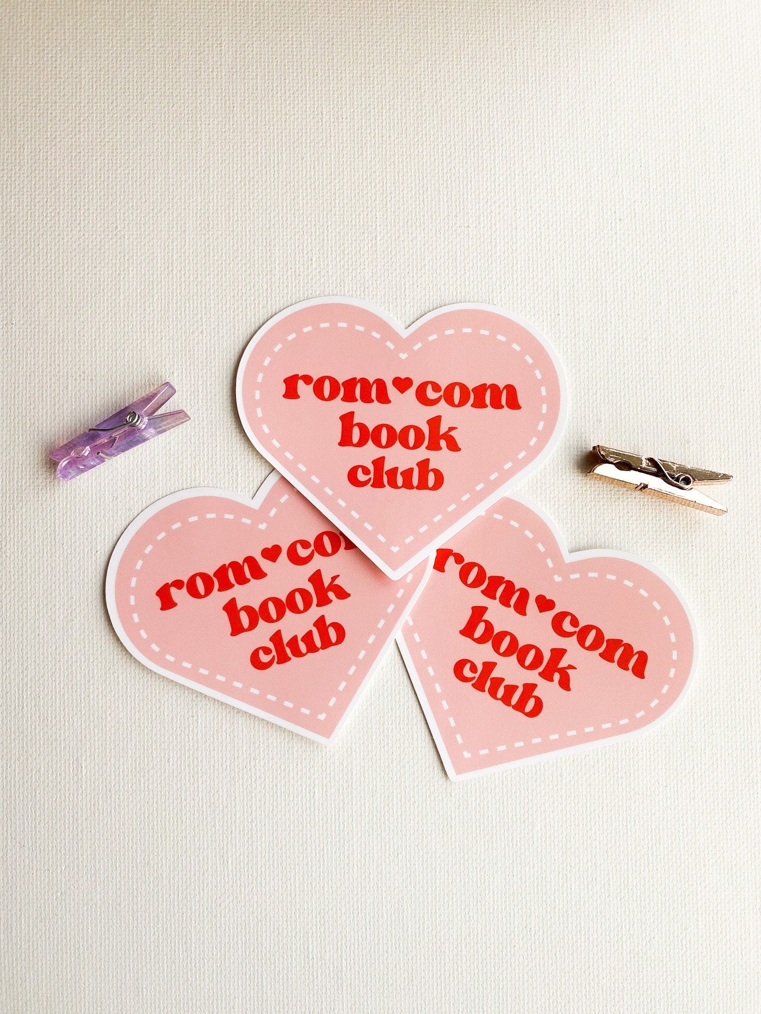 Rom Com Book Club Sticker | Sunglow Paper Co. ☀️