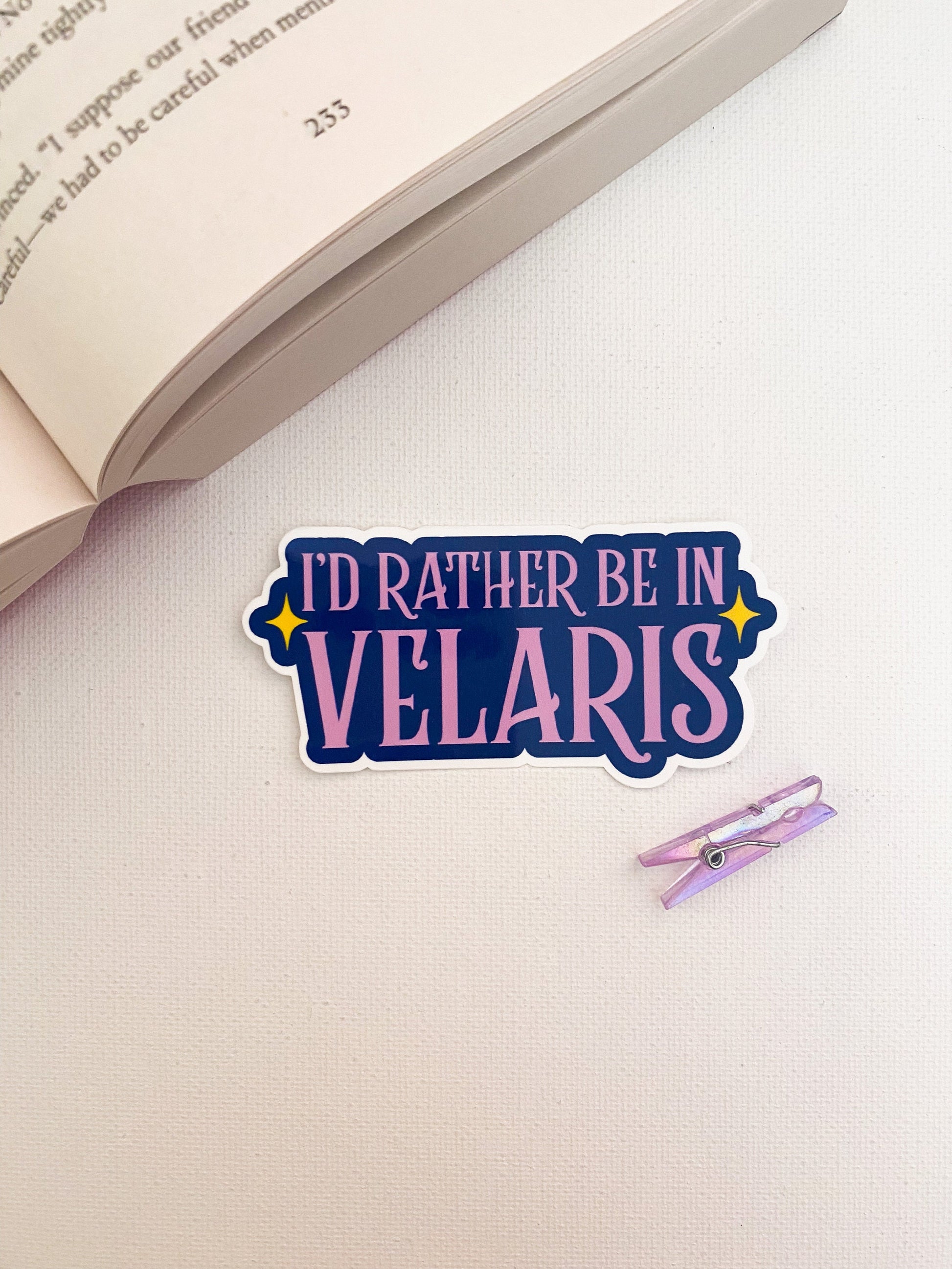 I'd Rather Be In Velaris Sticker, ACOTAR